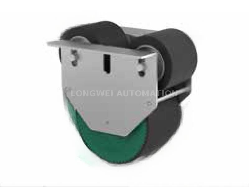 Rodillo de freno externo empotrable para paletas estándar europeas y australianas