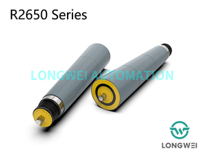 Rodillo transportador de manga cónica con polea Poly-V de transmisión por correa V