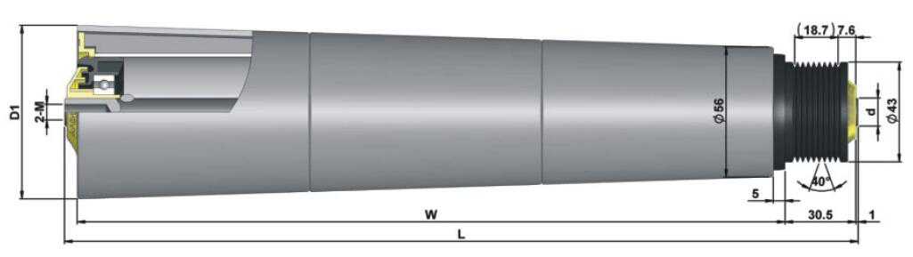 Rodillo de manga c&oacute;nica con rueda Poly-Ve TP650