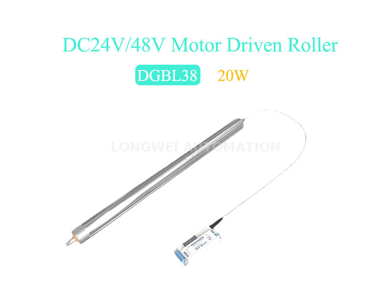 DGBL38 24V/48V Rodillo de motor de engranaje sin cepillo