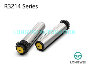 Rodillo transportador de acumulación de piñón de polímero de una hilera