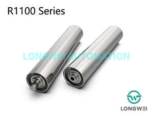 Rodillo transportador por gravedad para trabajos ligeros/medianos con alojamiento de rodamiento de acero