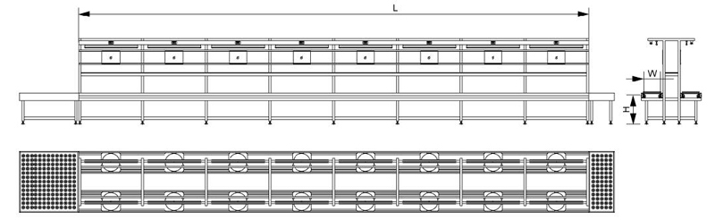 transportador de cadena de pliegue de velocidad (9)