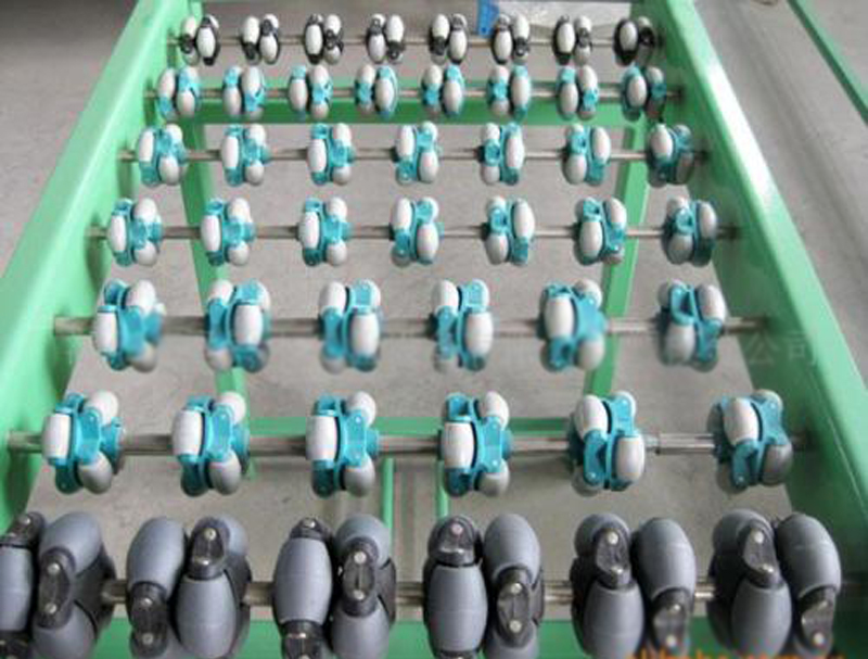 rueda de pat&iacute;n de pl&aacute;stico de doble capa