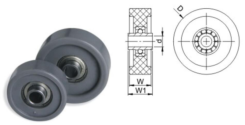 Rueda de patinaje GA-01