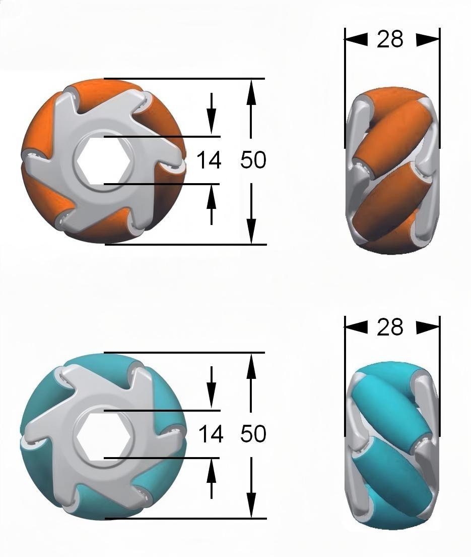 rueda mecanum del transportador de clasificaci&oacute;n 