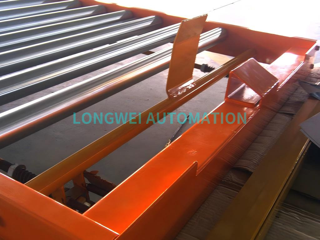 Transportador de rodillos por gravedad modular para sistema de estanterías de flujo de paletas