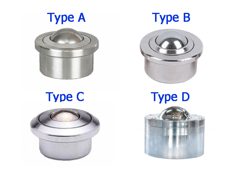 4 tipos de unidad de transferencia de bola de carga pesada