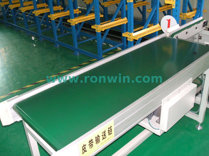 Transportador de cinta horizontal personalizada para manejo de materiales a granel