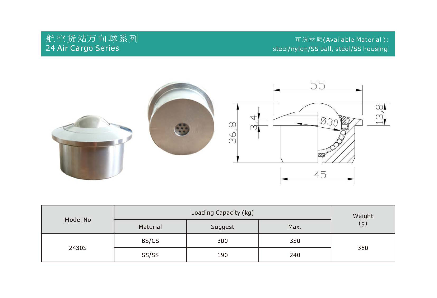 Unidad de transferencia de bola de carga de aire de drenaje m&uacute;ltiple de hoyo