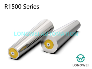 Línea transportadora curvada Rodillo de acero cónico por gravedad