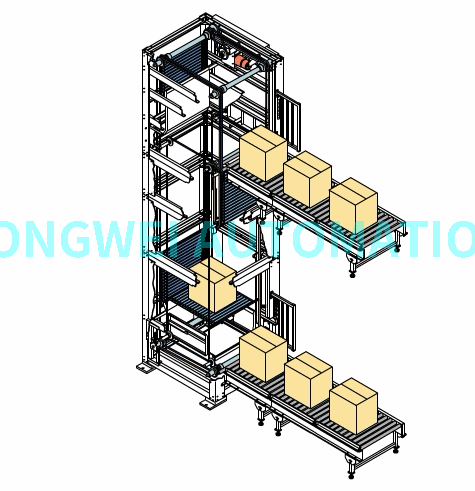 Transportador elevador vertical de cadena de arrastre continua