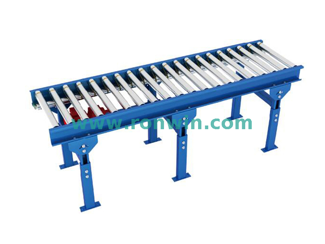 Línea de transportador de rodillo de cinta redonda de una sola ranura