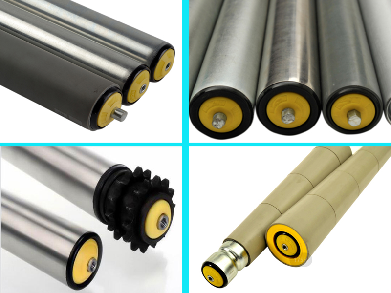 rodillo transportador con rodamiento de pol&iacute;meros