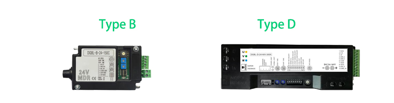 Accionamiento de control de rodillos accionado por motor de CC