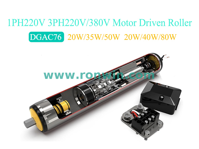 AC220/380V Gear Motor Driven Roller para transporte de paletas