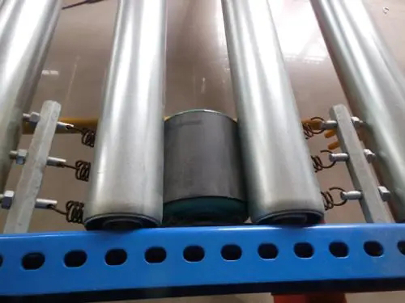 rodillo de freno para la rejilla de flujo de paletas