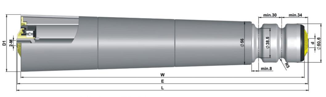 Rodillo transportador de manga c&oacute;nica con correa t&oacute;rica TP640