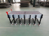 Transportador de rueda de skate de acero extensible flexible para el manejo de materiales