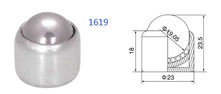unidad de transferencia de bolas de carga de resorte