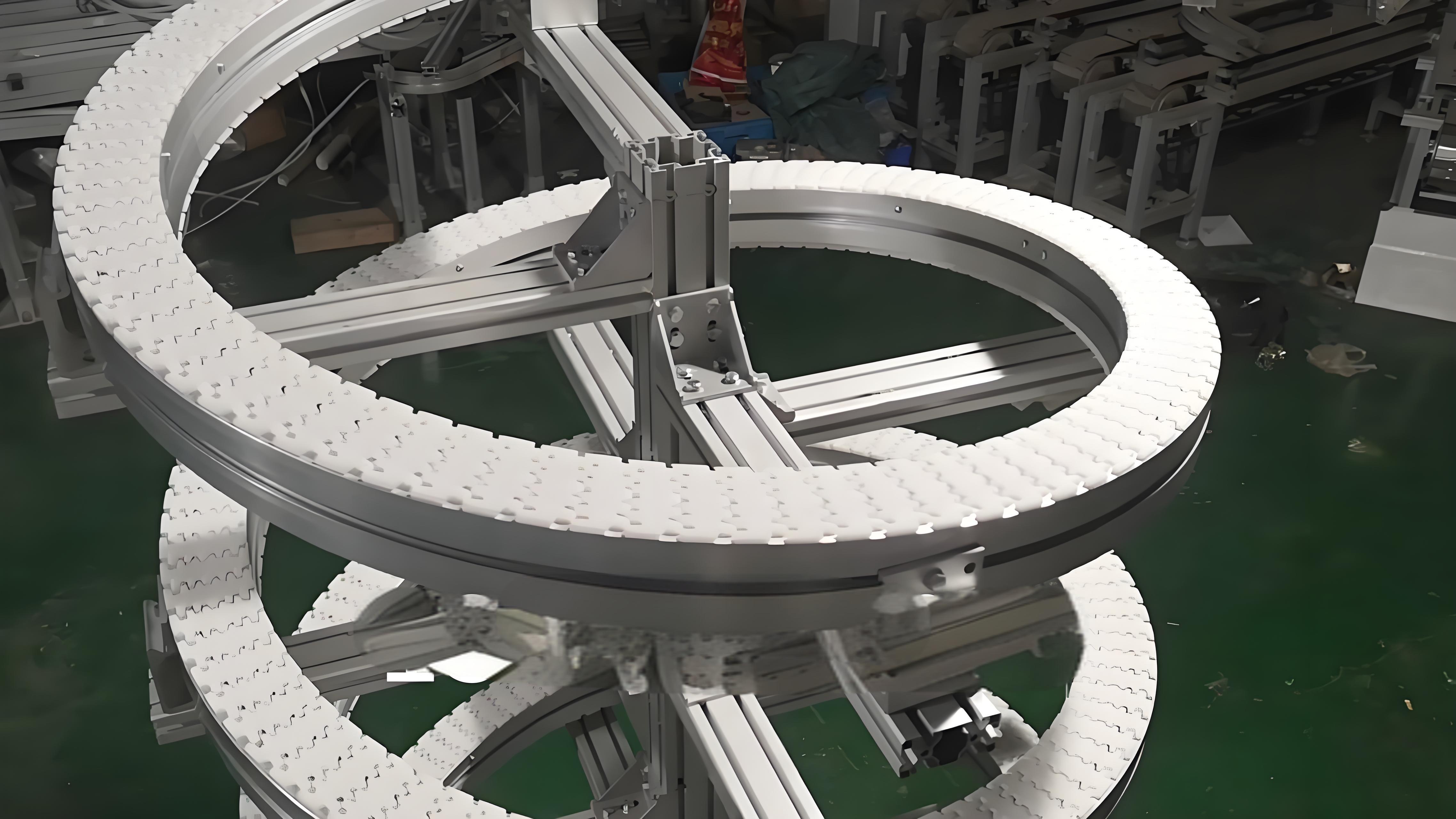 transportador modular flexible espiral