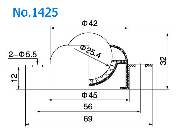 Unidad de transferencia de bola de ajuste base