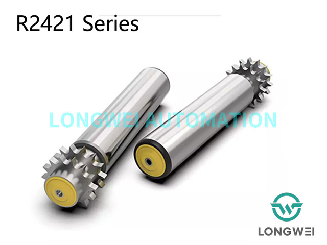 Rodillo sumergido transportador de piñón de acero de doble hilera de carga media