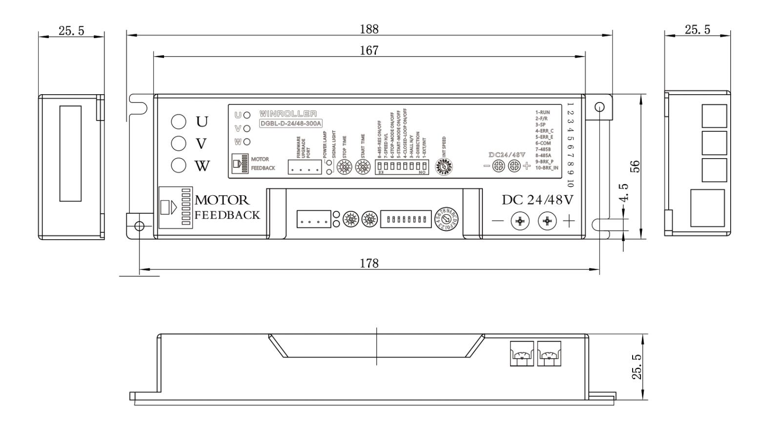 motor driven roller contorller D