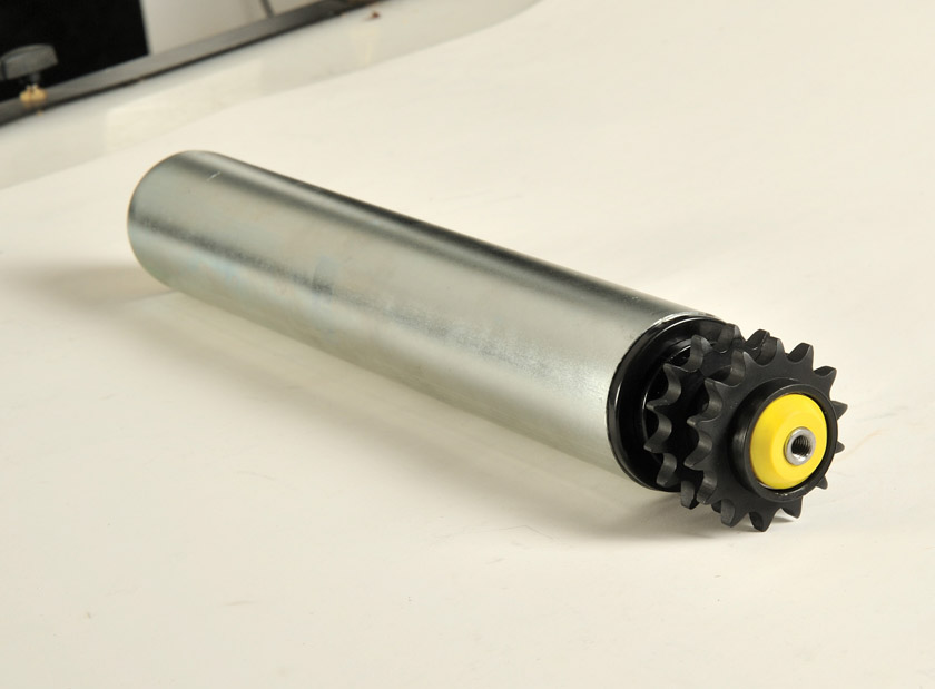 Rodillo transportador de doble rueda de pol&iacute;mero R2224