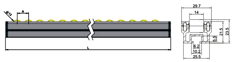 pista de rueda de flujo de cart&oacute;n