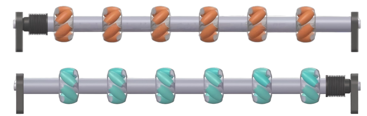M&eacute;todo de instalaci&oacute;n para ruedas Mecanum