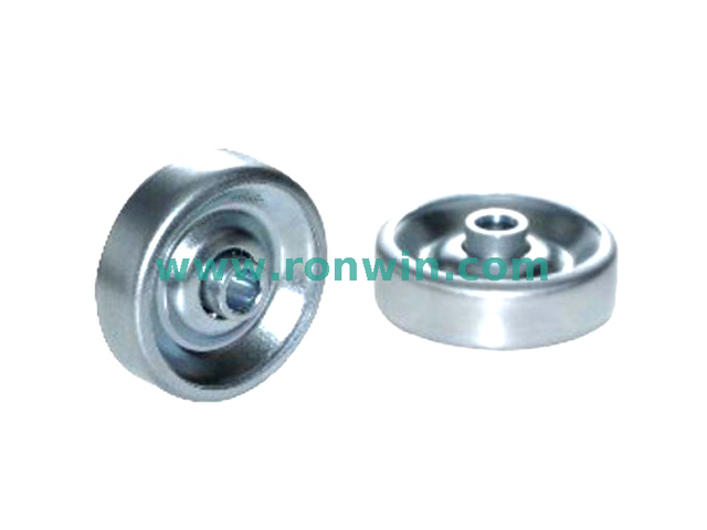 Rueda de patinaje de acero galvanizado para sistema transportador