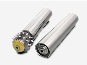 Rodillo transportador para manipulación de paletas de carga pesada